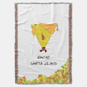 Nacho-Weihnachtsmann mit Chips Decke