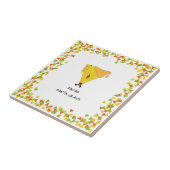Nacho-Weihnachtsmann mit Chips Fliese (Seite)