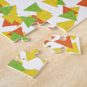 Nacho-Weihnachtsmann mit Chips Puzzle (Seite)