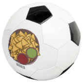 Nachos-Cartoon-Abbildung Fußball (Dreiviertel)