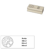 Nachos-Cartoon-Abbildung Gummistempel (Stempel)