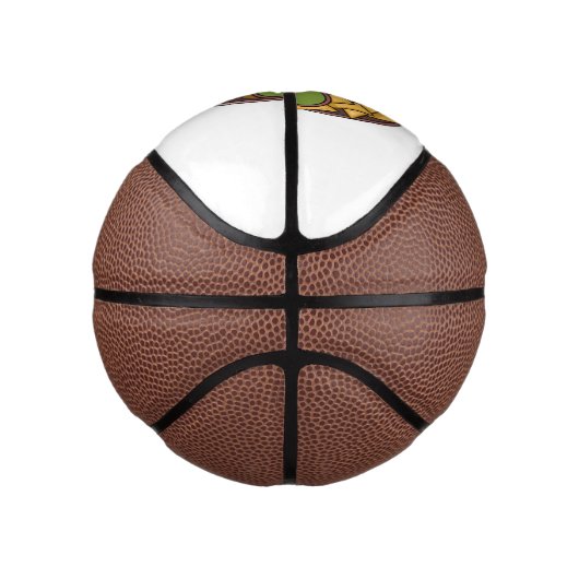 Nachos-Cartoon-Abbildung Mini Basketball (Rechts)