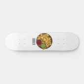 Nachos-Cartoon-Abbildung Skateboard (Horizontal)