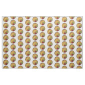 Nachos-Cartoon-Abbildung Stoff (Fat Quarter (45,7 x 55,9 cm))