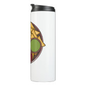 Nachos-Cartoon-Abbildung Thermosbecher (Nach rechts gedreht)