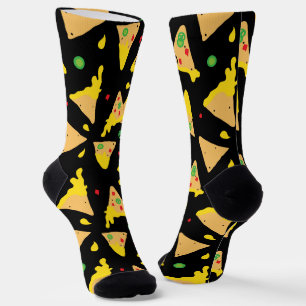 Nachos Chips Gemustert Socken