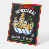 Nachos Käse Heute Special Deli Food Truck Sockelschild (Vorderseite)