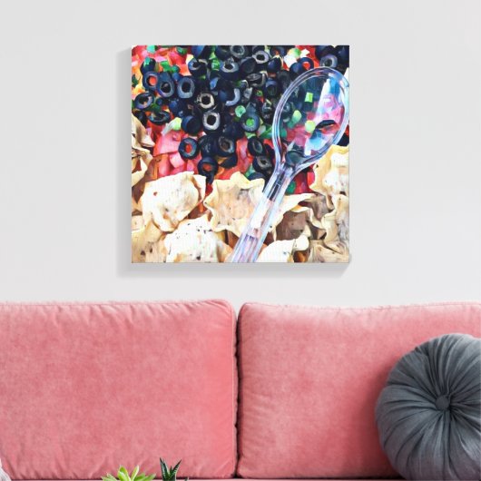 Nachos Leinwanddruck (Insitu (Wohnzimmer))