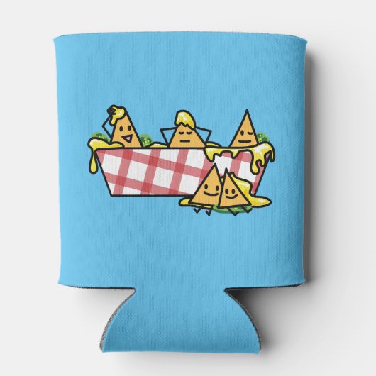 Nachos Melted Käse Jalapeno Nacho tortilla Chips Dosenkühler (Rückseite)