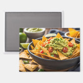 Nachos mit Belag Magnet (Vorderseite/Rückseite)