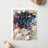 Nachos Mitteilungskarte (Vorderseite/Rückseite Beispiel)