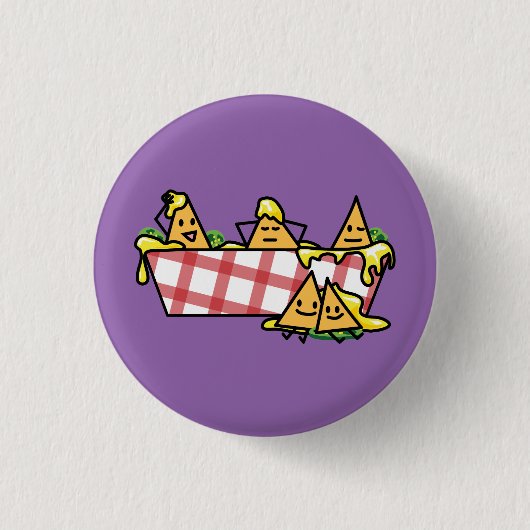 Nachos schmolzen KäseJalapenonacho-Tortilla-Chips Button (Vorderseite)