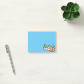 Nachos schmolzen KäseJalapenonacho-Tortilla-Chips Post-it Klebezettel (Büro)