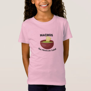 Nachos, The Mexican Salad - Girls' Fine Jersey T-S T-Shirt