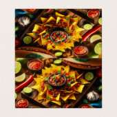 Nachos Visitenkarten (Außenseite Aufgefaltet)