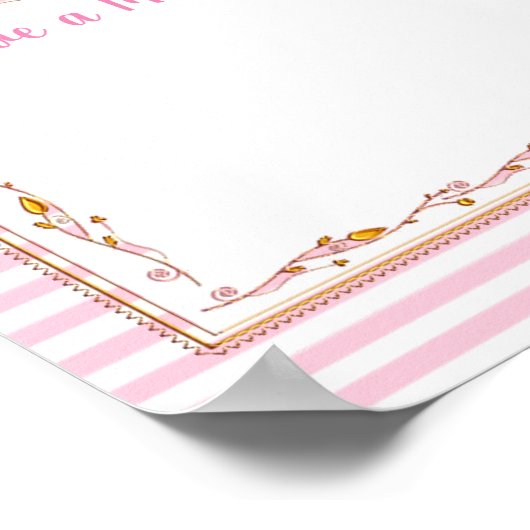 Nachricht für Baby, Baby Shooter Keepake Poster (Ecke)