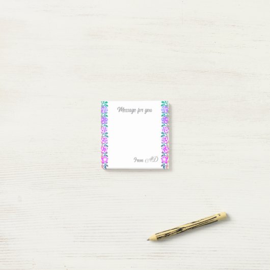 Nachricht für Sie Post-It-Notes Post-it Klebezettel (Auf Schreibtisch)