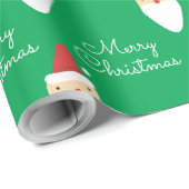 Nachricht hinzufügen | Simply Santa Geschenkpapier (Rolleneckpunkt)