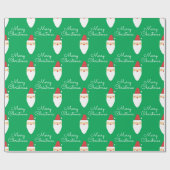 Nachricht hinzufügen | Simply Santa Geschenkpapier (Flach)