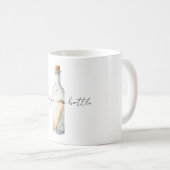 Nachricht in einer Flasche Kaffeetasse (VorderseiteRechts)