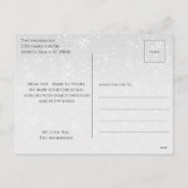 Nachricht "Päpste der Schwarzen Weihnachtsfamilie" Feiertagspostkarte (Rückseite)