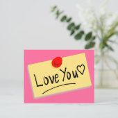 Nachricht Postkarte (Stehend Vorderseite)