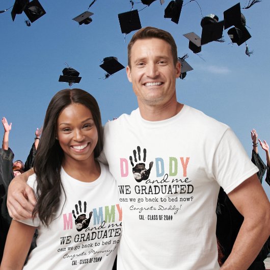 Nachricht vom Ultraschall-Abschluss-Vater Bump T-Shirt