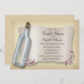 Nachricht von einer Flasche ~ Einladungen zum Brau (Vorne/Hinten)