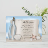 Nachricht von einer Flasche - Einladungen zur Brau (Stehend Vorderseite)