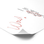 Nachricht "Wow Signal SETI" Fotodruck (Ecke)