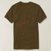 Nachricht "Wow Signal SETI" T-Shirt (Design vorne)