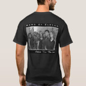 Nachrichten bei elf - B&W Band-Shirt T-Shirt (Rückseite)