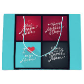 Nachrichten für die Mama Große Geschenktüte (Vorderseite)