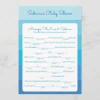 Nachrichten für Eltern, Blue Ombre Baby Shower zu
