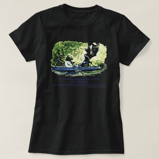 Nachrichten in Boats T-Shirt (Design vorne)