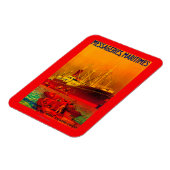 Nachrichten Maritimes Vintag PosterEurope Magnet (Linke Seite)