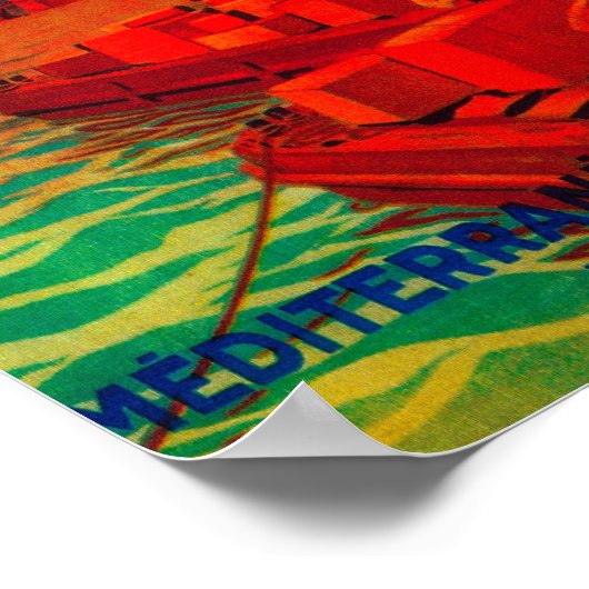 Nachrichten Maritimes Vintag PosterEurope Poster (Ecke)