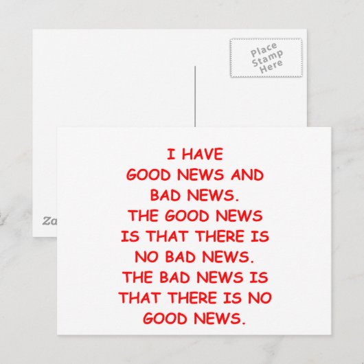 nachrichten postkarte (Vorne/Hinten)