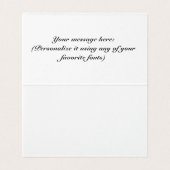 Nachrichten und Zitate der Inspirationsfamilie (Innenseite Aufgefaltet)