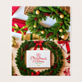 Nachrichten und Zitate der Inspirationsfamilie (Außenseite Aufgefaltet)