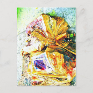 Nachrichtenkrise Postkarte