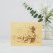 Nachschlagen der Baby Postkarte (Stehend Vorderseite)