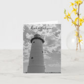 Nachschlagen der Manistee Lighthouse Graustufen-Ka Karte (Gelbe Blume)