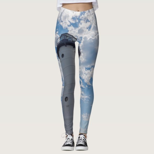 Nachschlagen des Leuchtturms Manistee Leggings (Vorderseite)