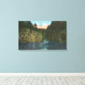 Nachschlagen langer Rapids aus der Flume Leinwanddruck (Insitu (Holzboden))