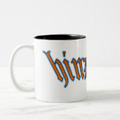 Nachsichtband-Tasse Zweifarbige Tasse (Links)