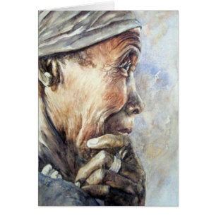 Nachsinnen über der Frau