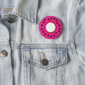 Nachspeise,Donut,Donut mit Glasur und Schokolade Button (Beispiel)