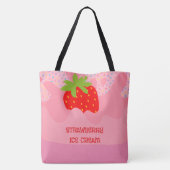 Nachspeise, Erdbeer-Eis, Regenbogen-Sprinkle Tasche (Rückseite)