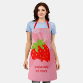 Nachspeise, Erdbeereis, Regenbogenstreusel Schürze (Getragen)